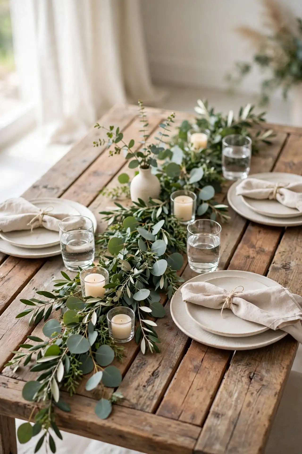Twine Wrapped Vases