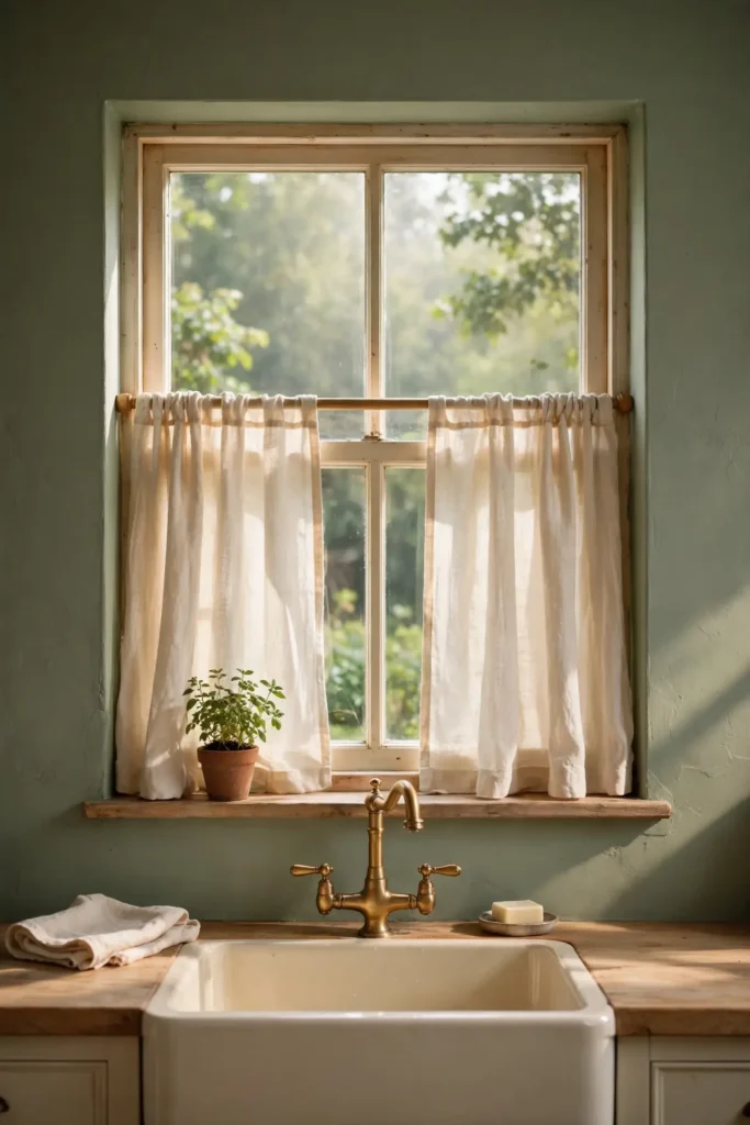 Cream Linen Curtains