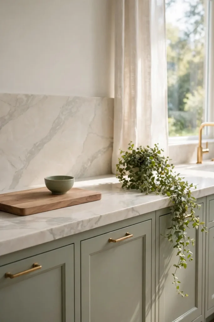 Marble Cream Counters