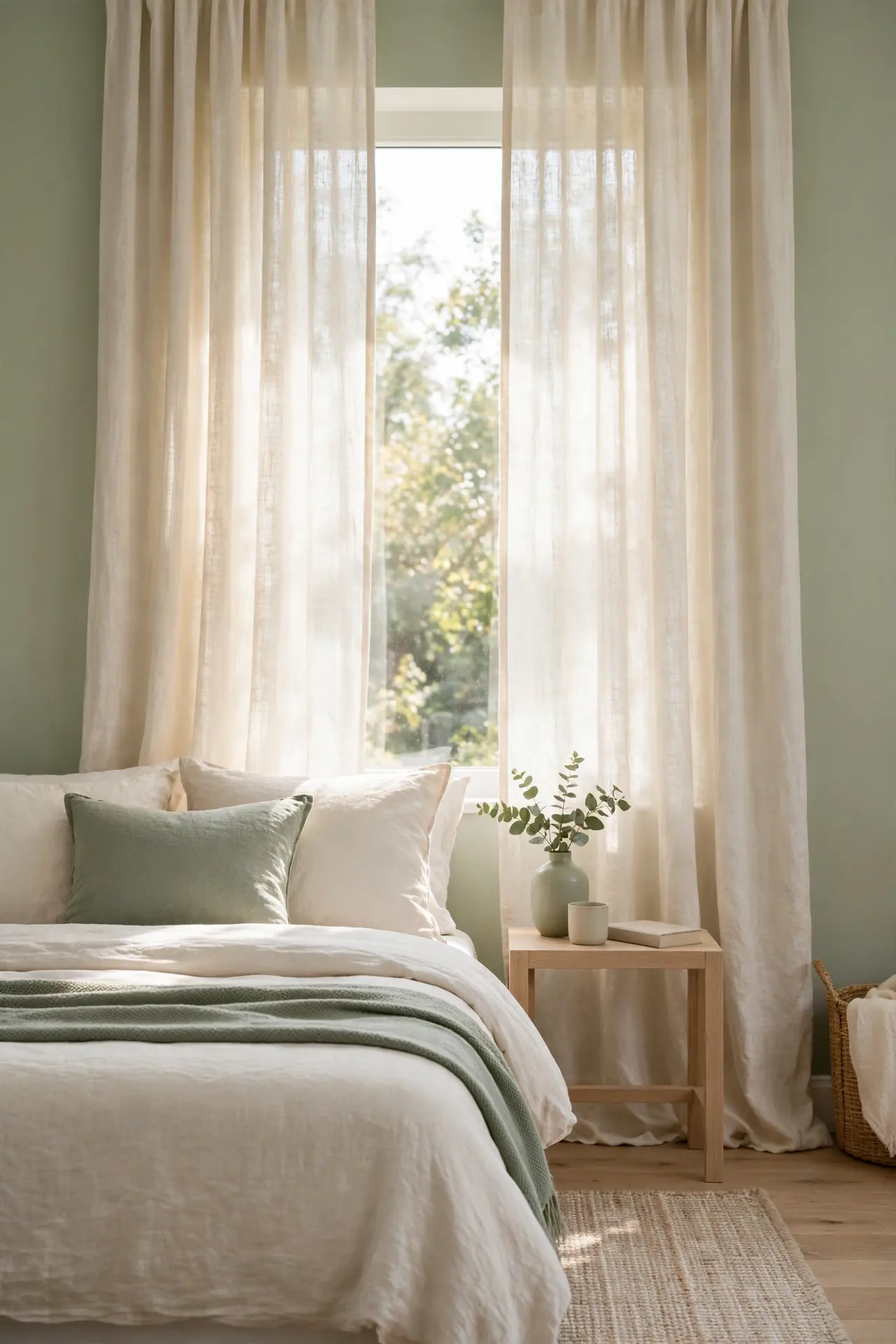 Cream Curtain Pairing