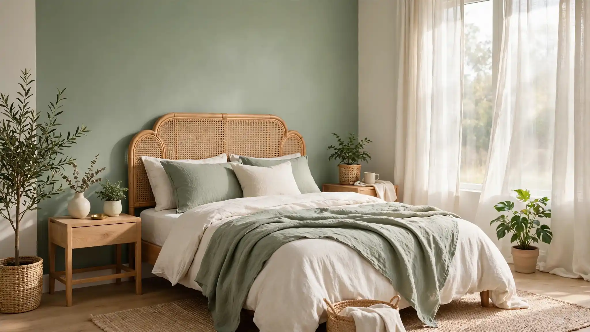 (featured) sage green bedroom ideas