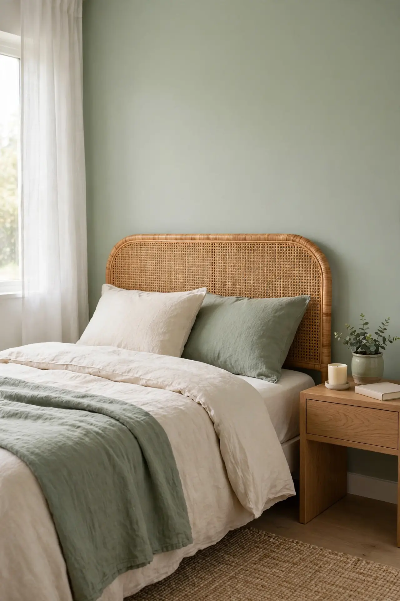 Rattan Headboard Charm