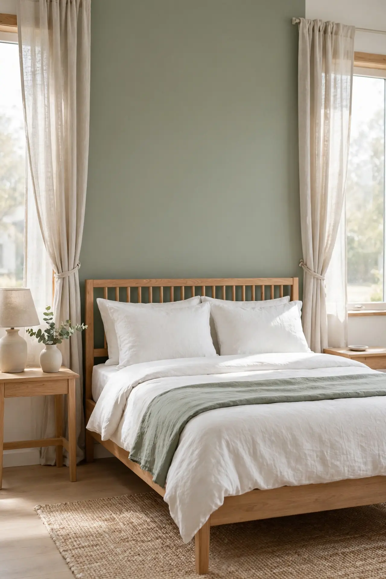 Sage Accent Wall