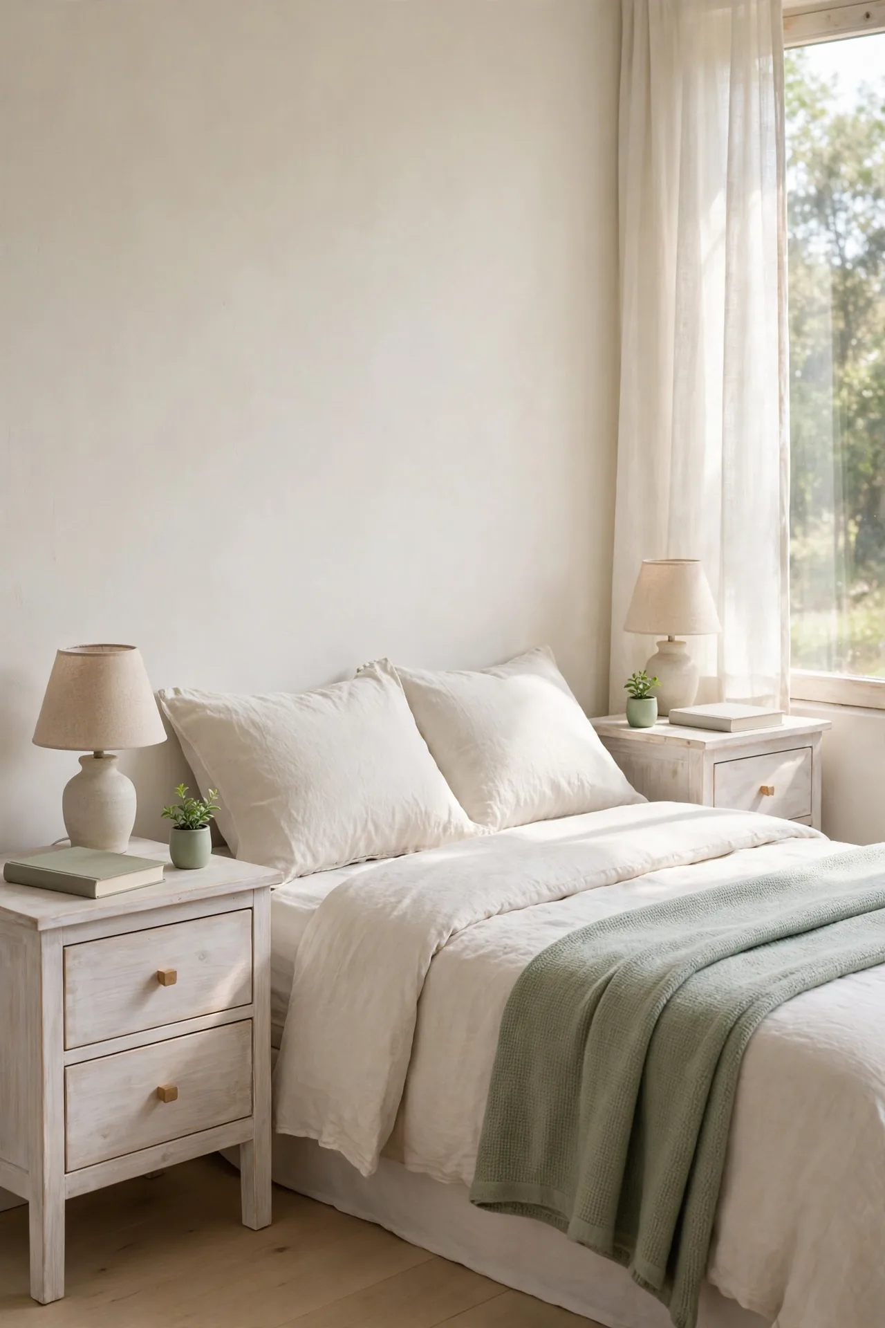 Whitewashed Nightstands