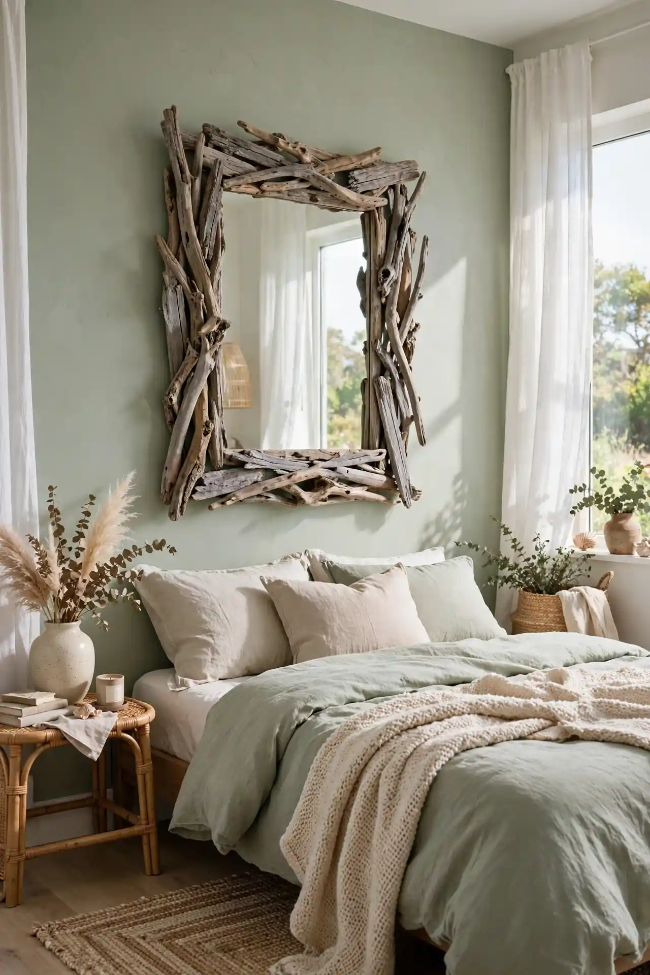 Driftwood Mirror Frame