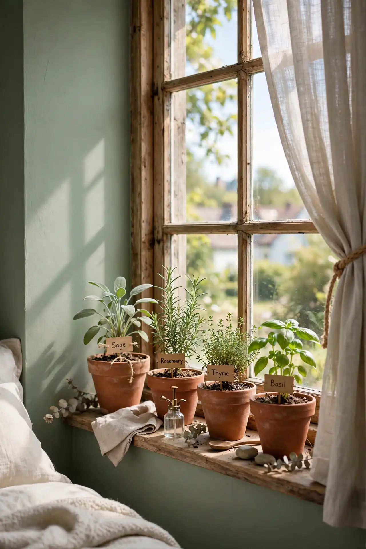 Herb Garden Windowsill