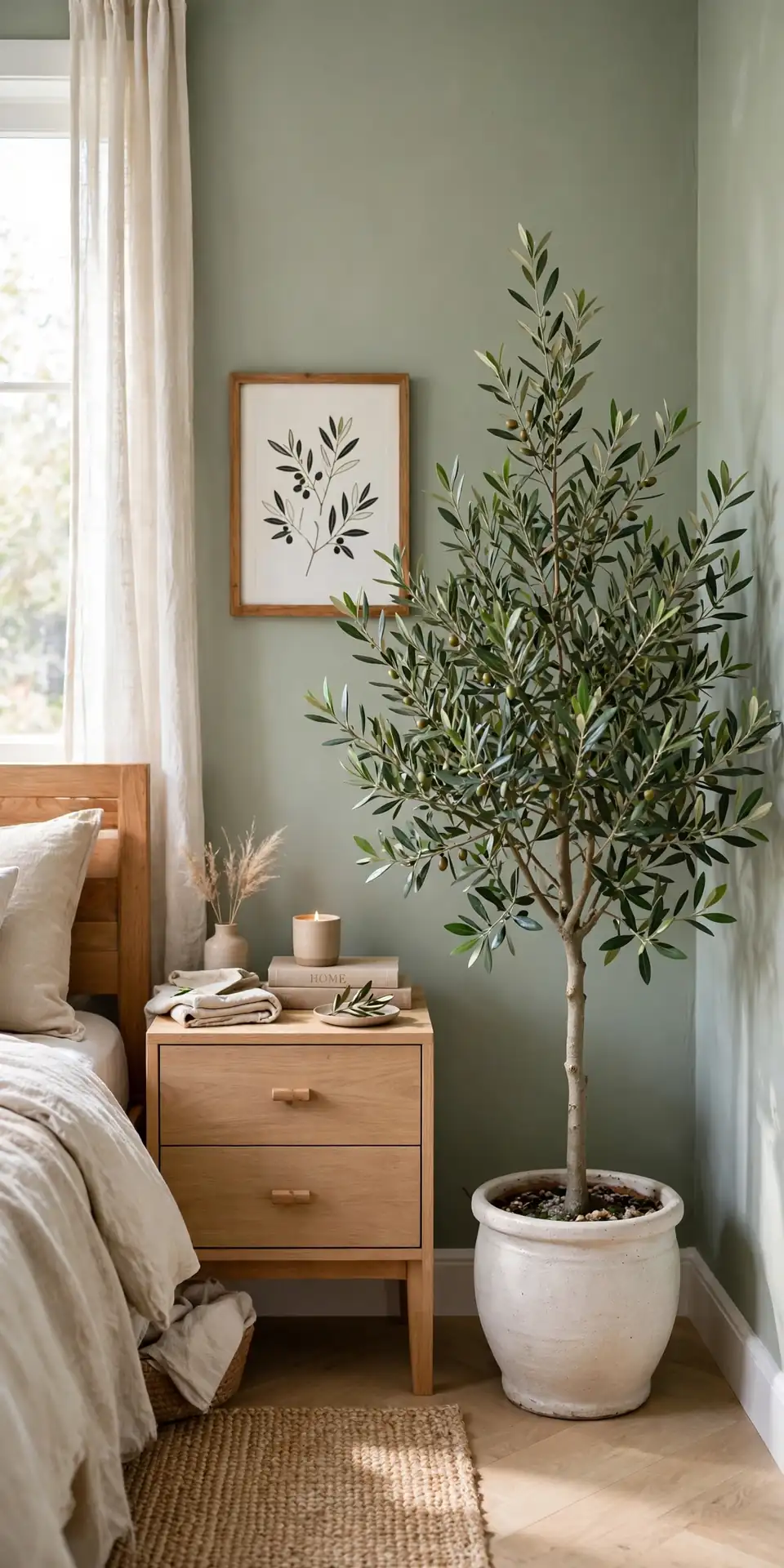 Potted Olive Tree