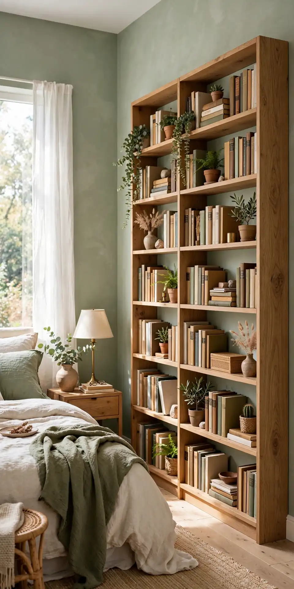 Wooden Bookcase Display