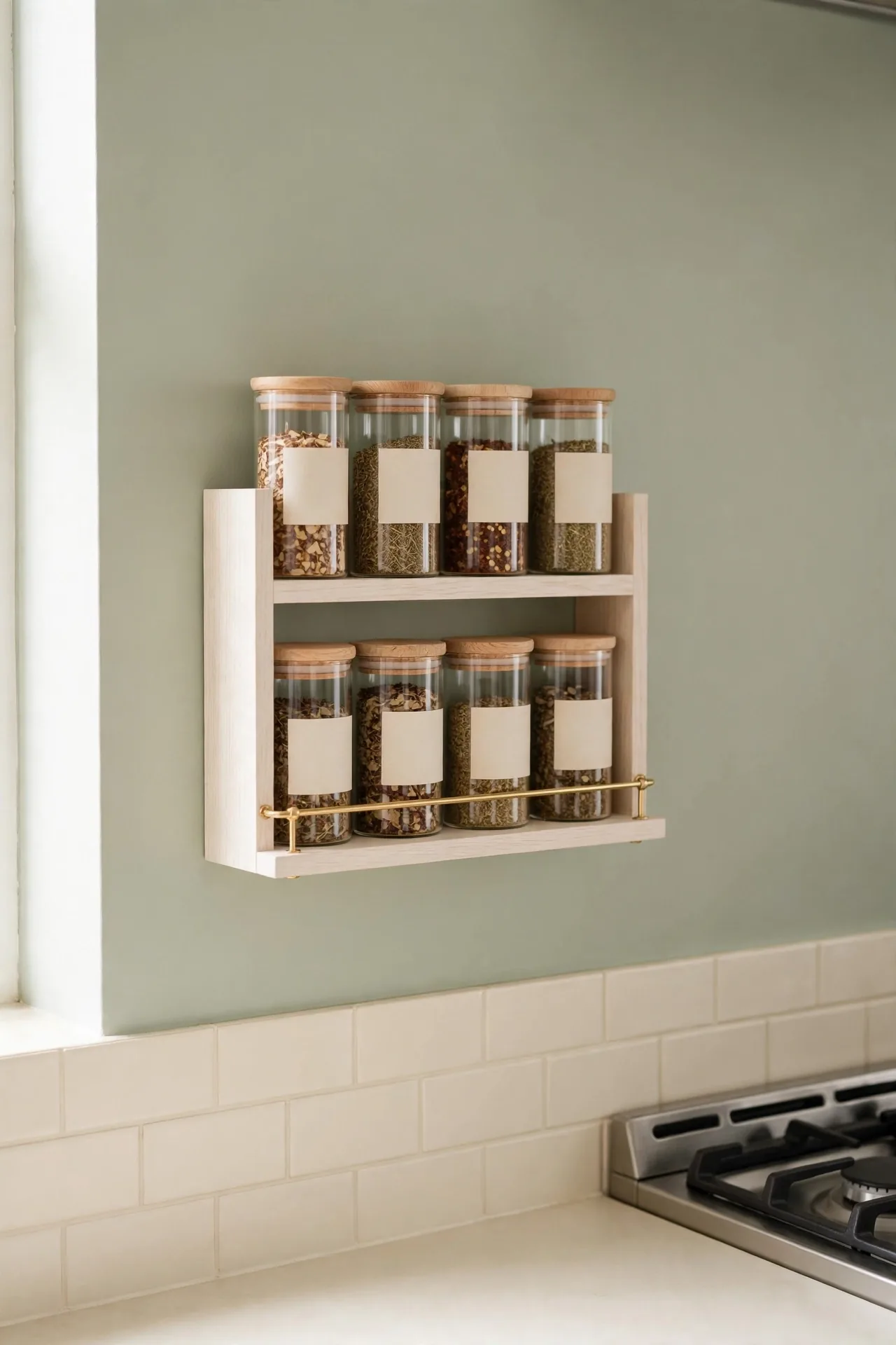 Wooden Spice Rack