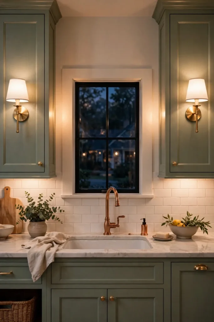 Brushed Gold Sconces