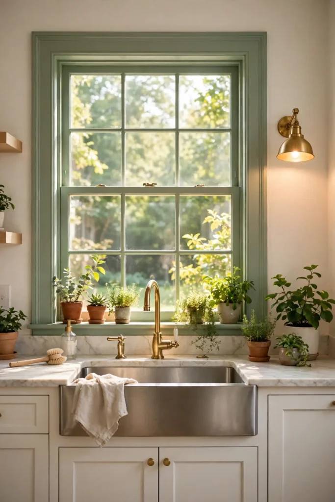 Sage Window Glow