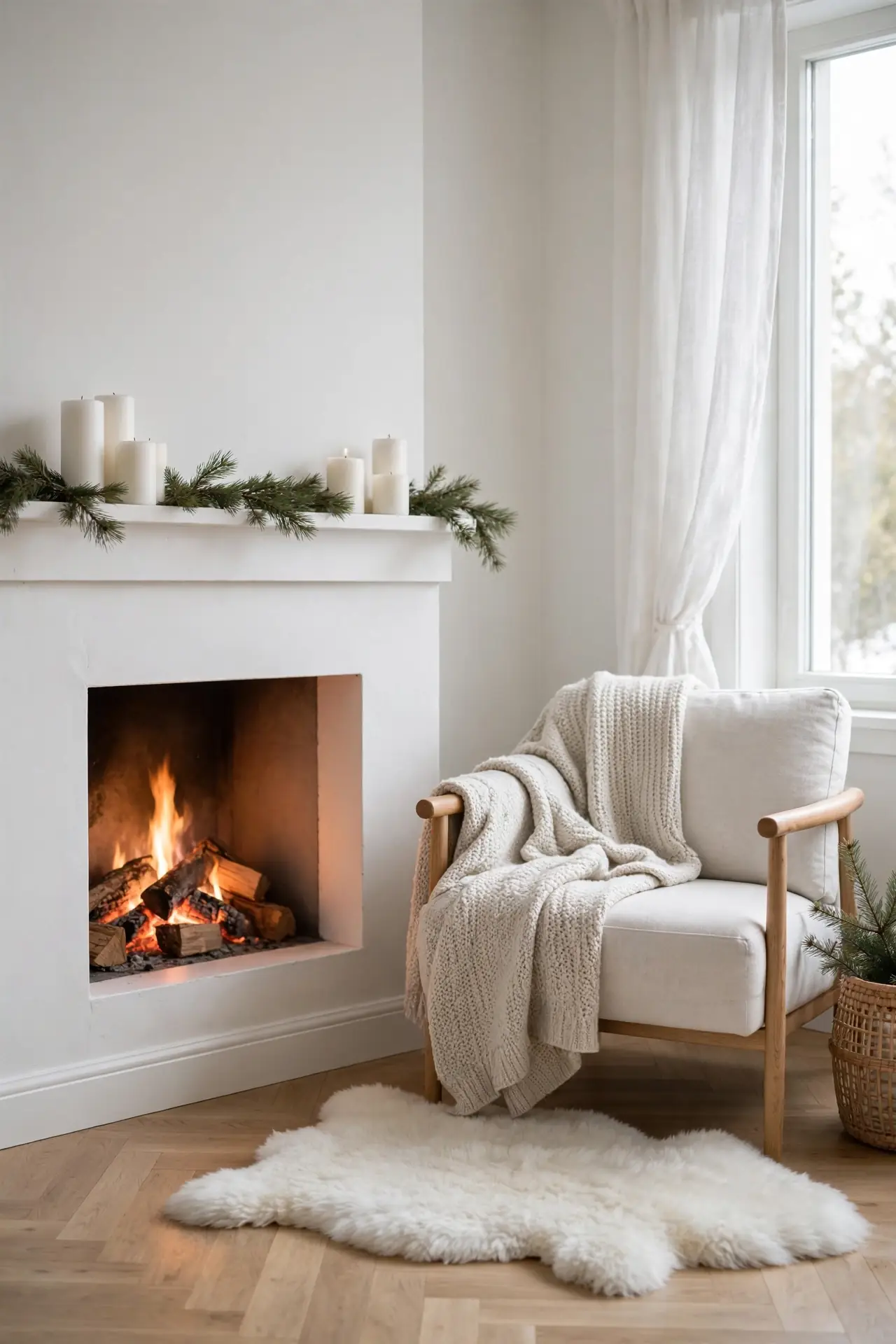 Cozy Hearth Corner