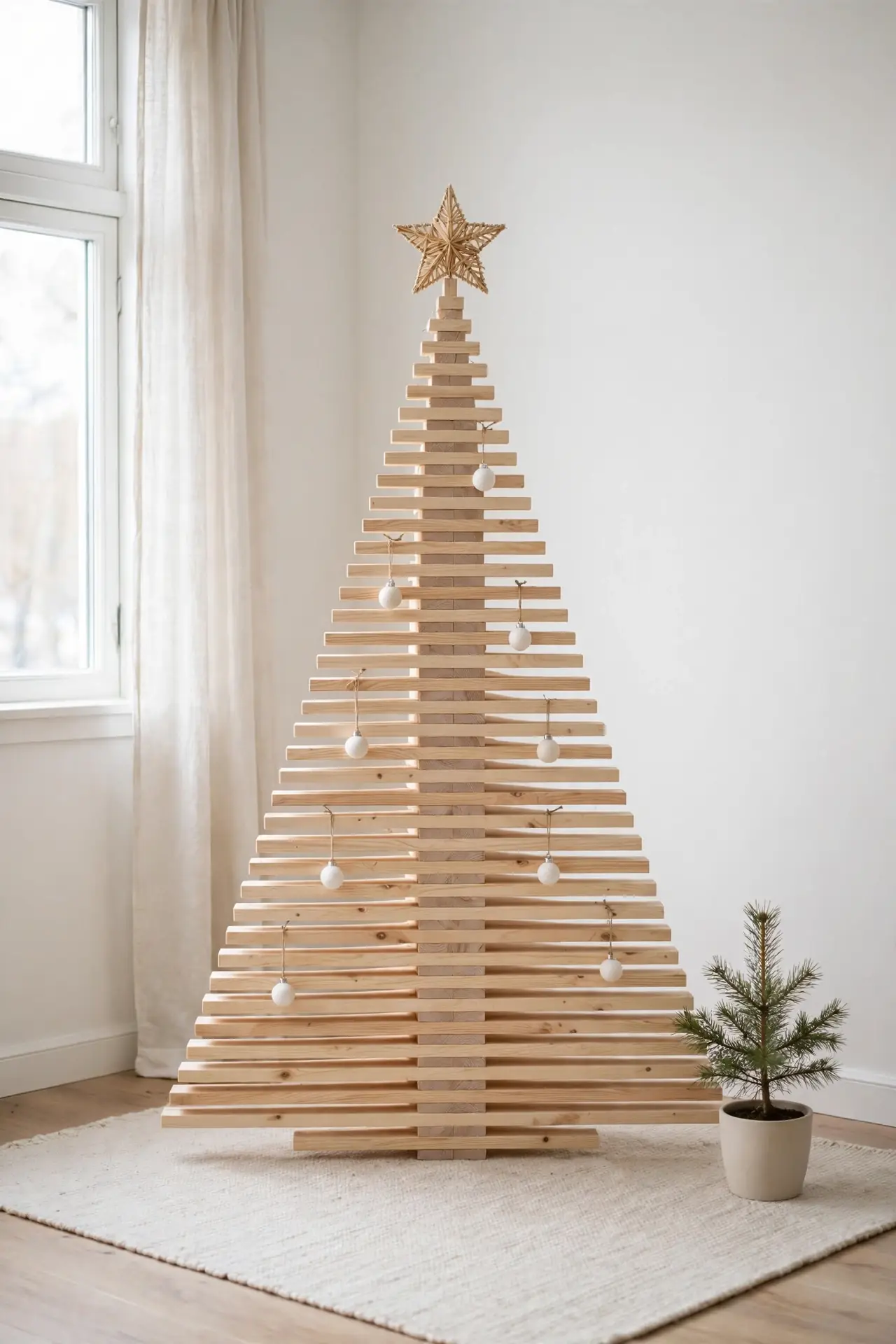 Minimalist Wood Tree