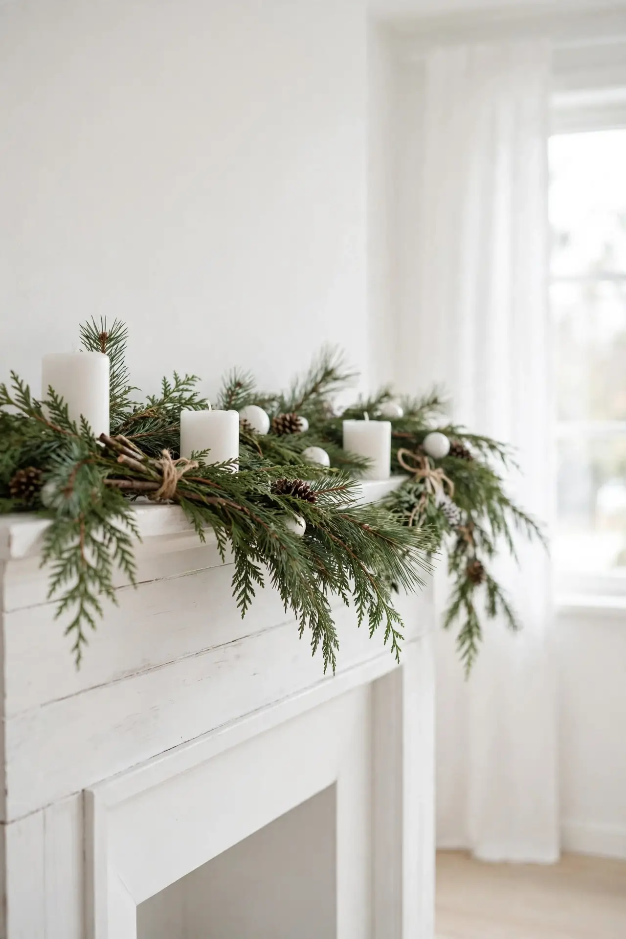 Simple Greenery Swag