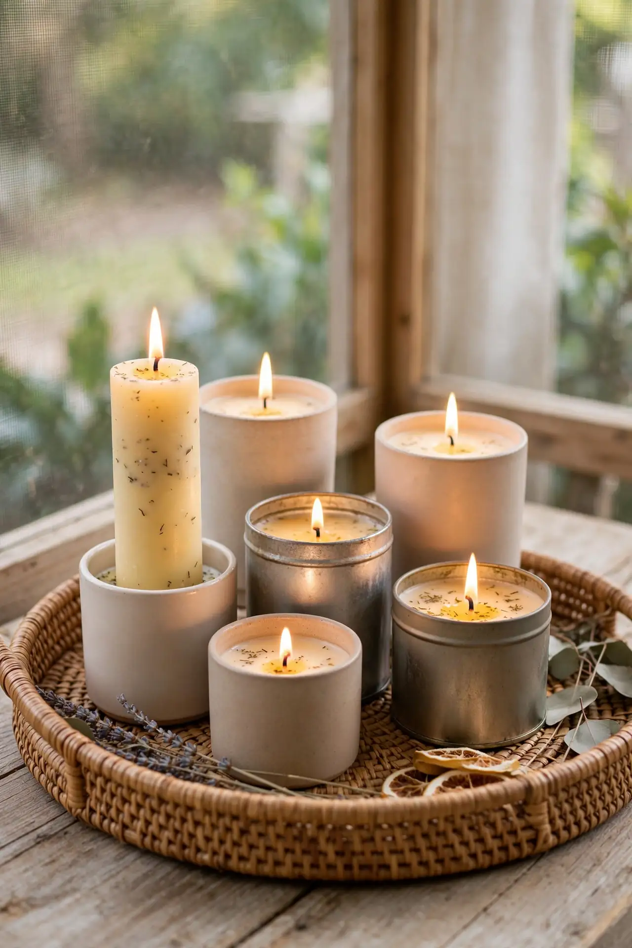 Citronella Candle Cluster
