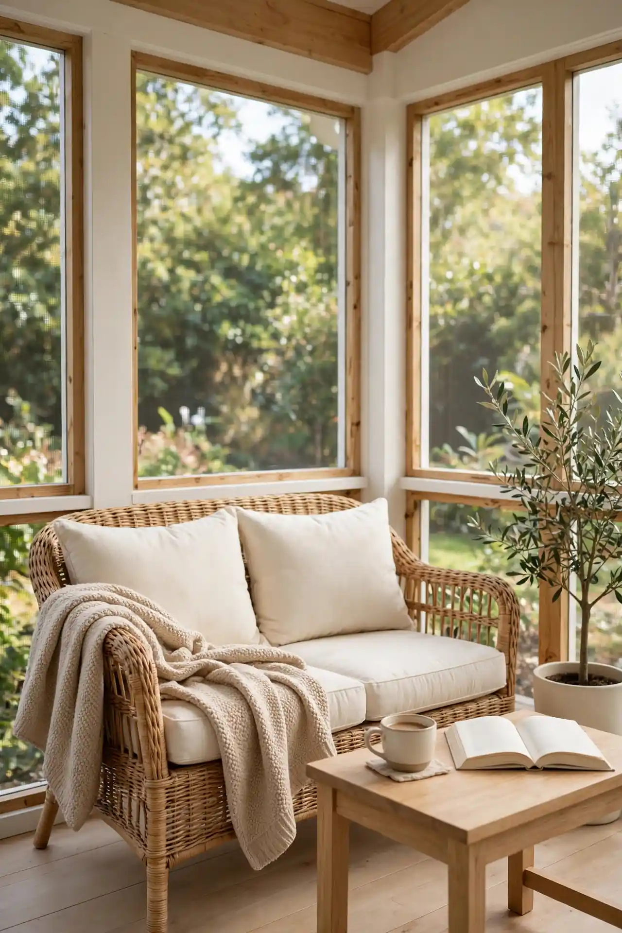 Cozy Wicker Corner