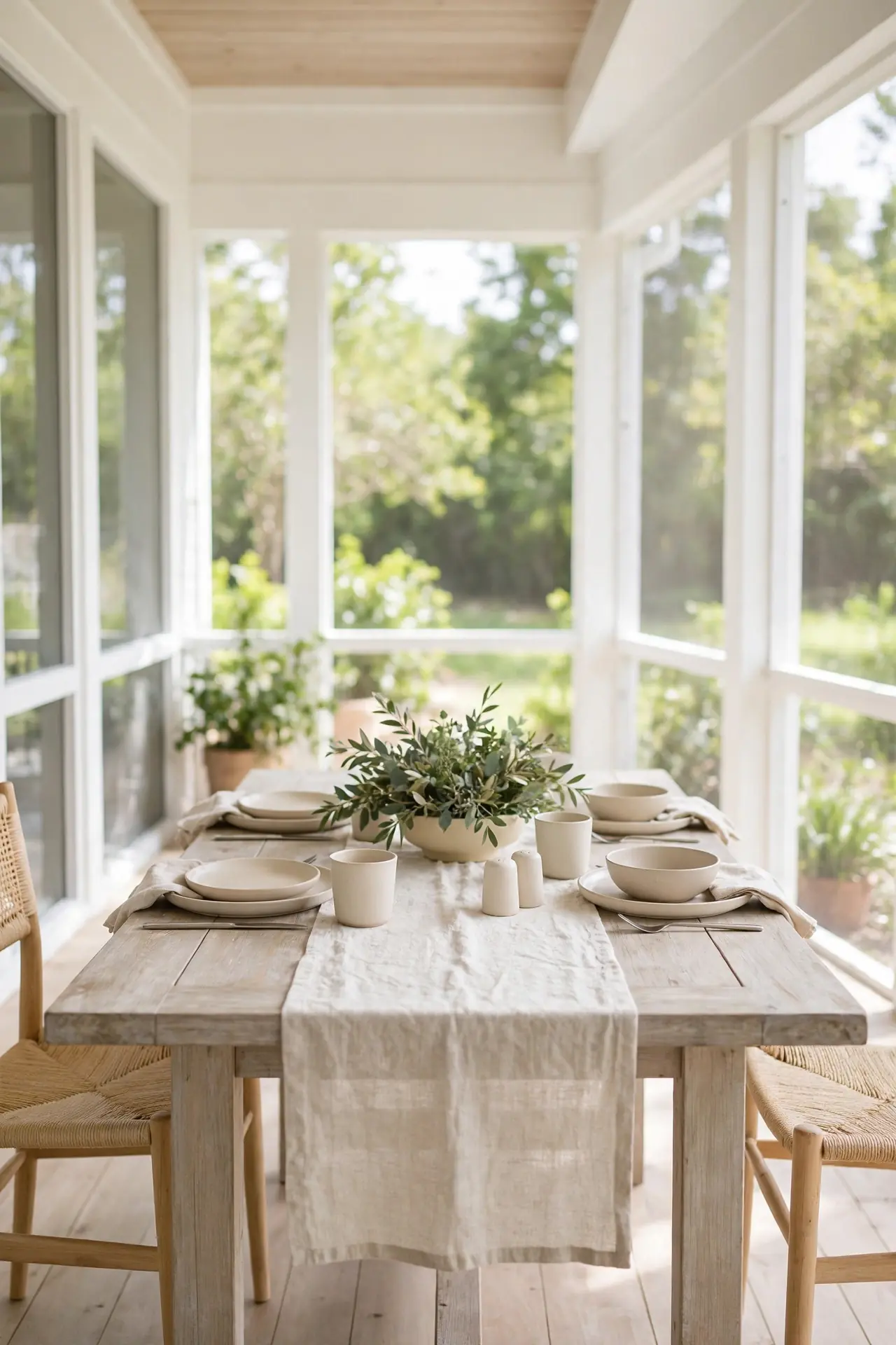 Farmhouse Table Setup