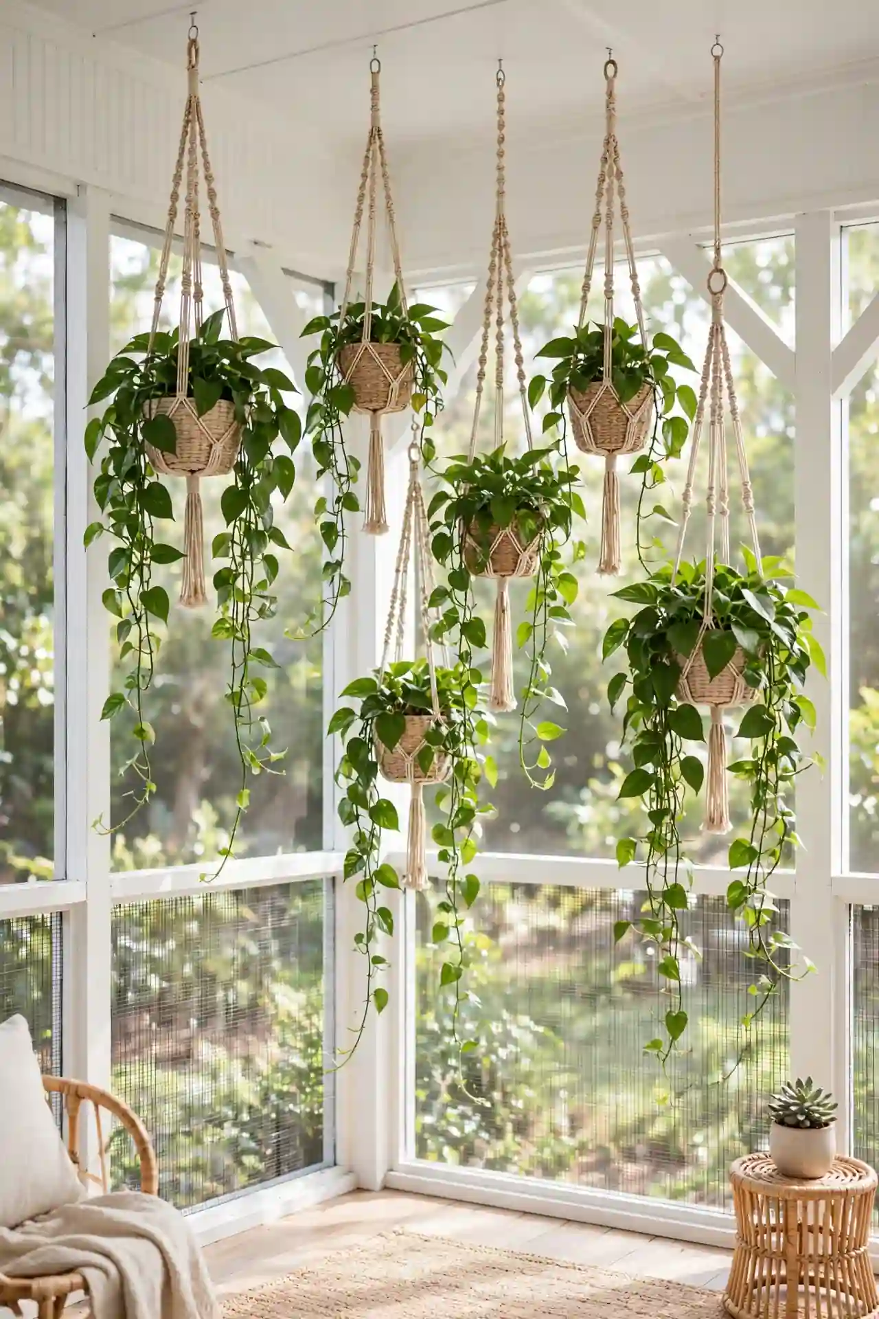 Hanging Plant Cascade
