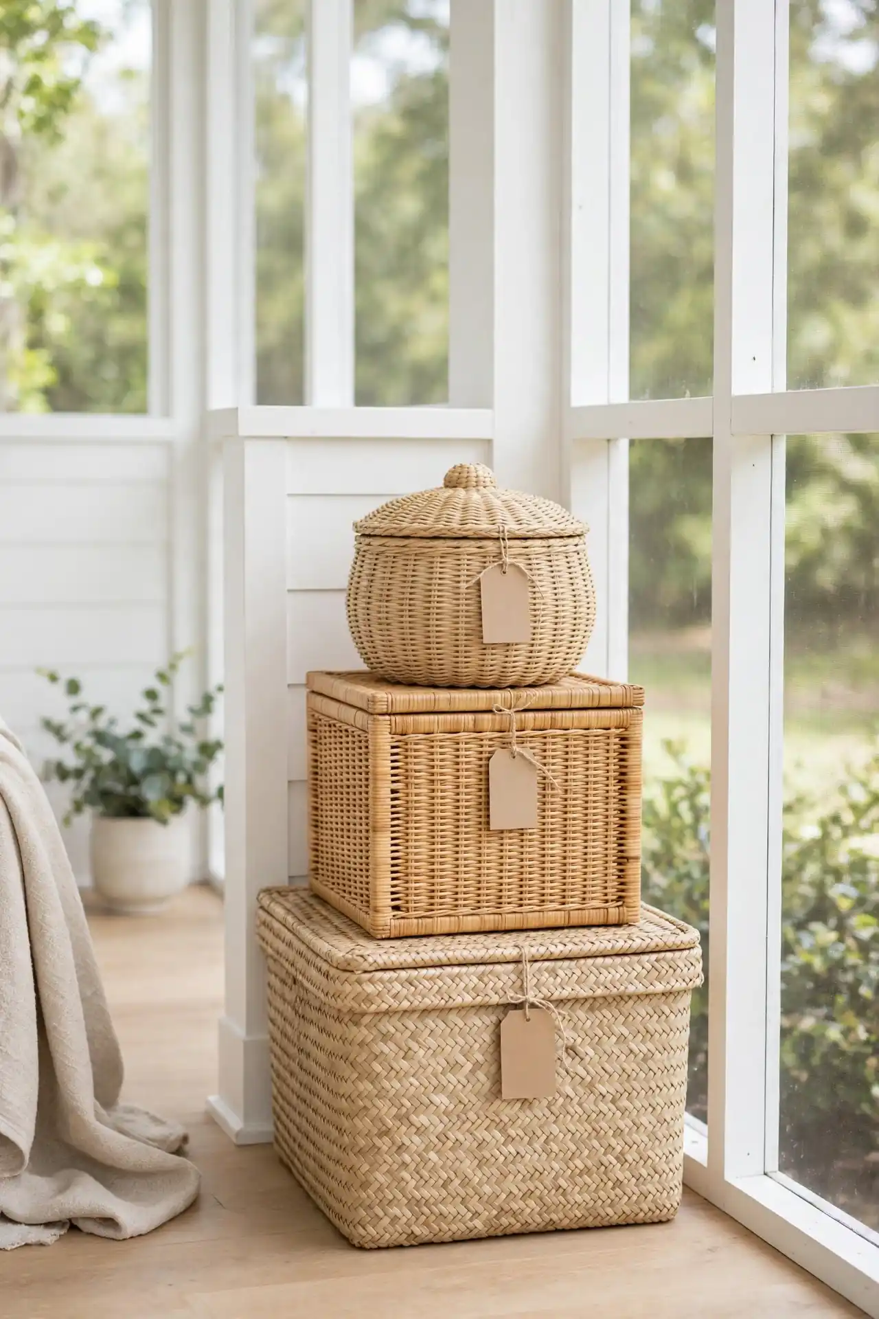 Woven Basket Storage