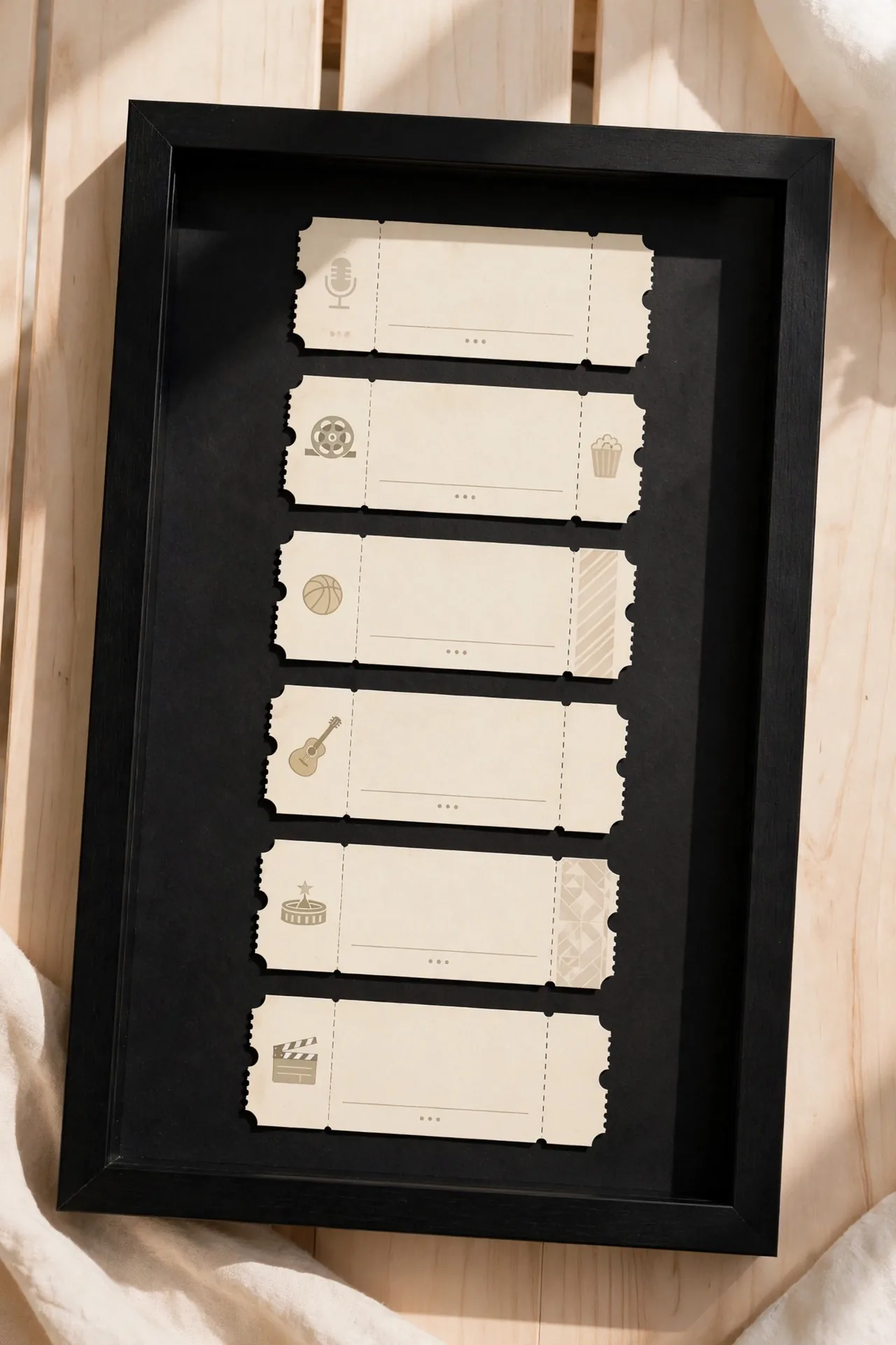 Ticket Stub Timeline