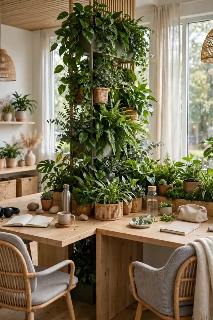 Plant Filled Dividers