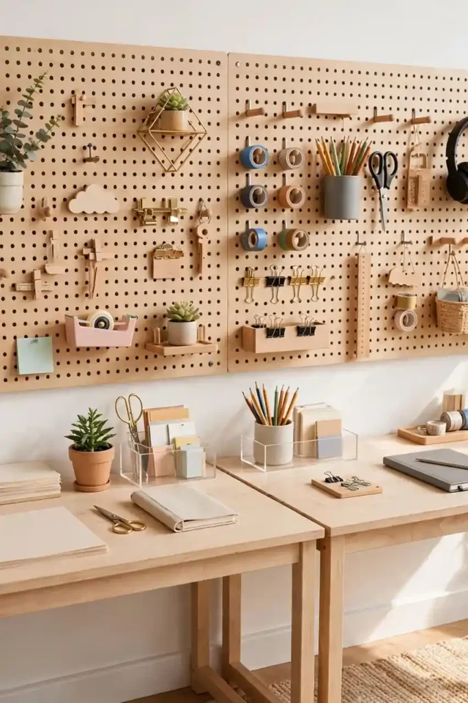 Pegboard Command Walls