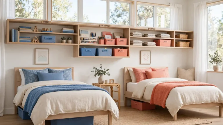 shared sibling bedroom storage ideas