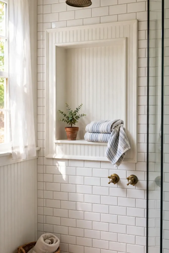 Charming shower niche ideas
