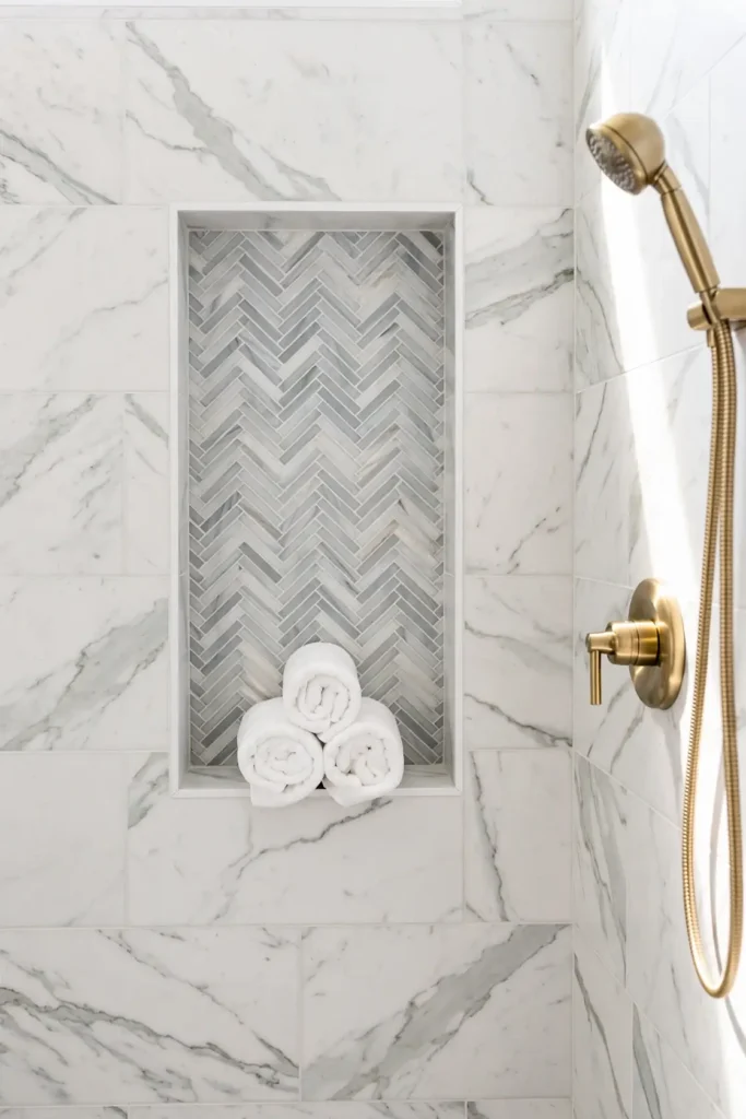 Herringbone Tile Detail