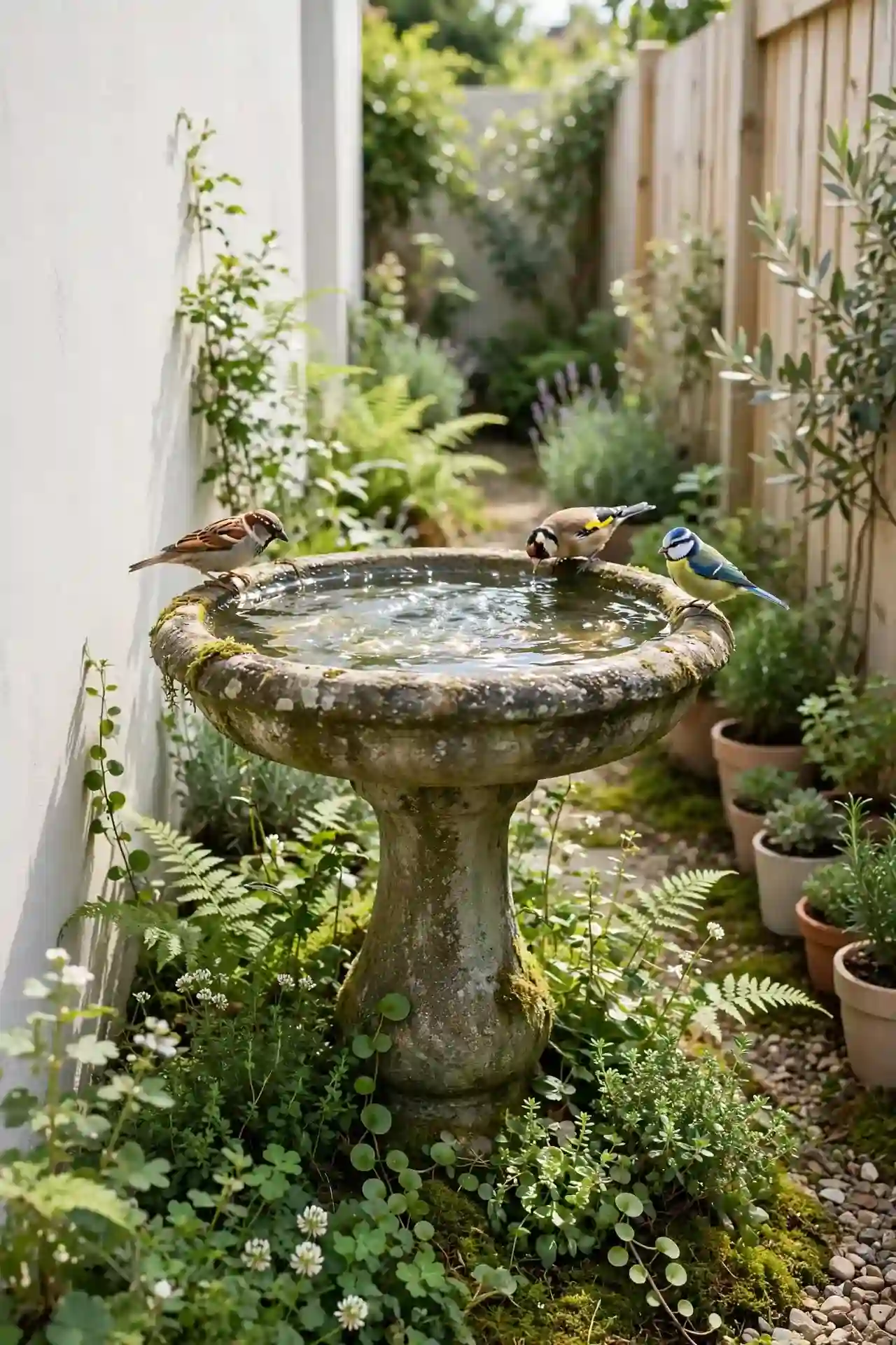 Bird Bath Focal Point