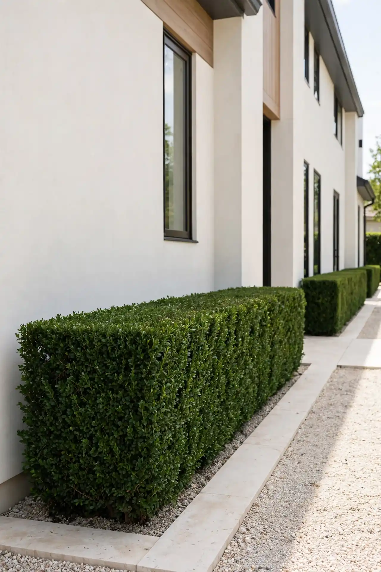 Boxwood Hedge Line