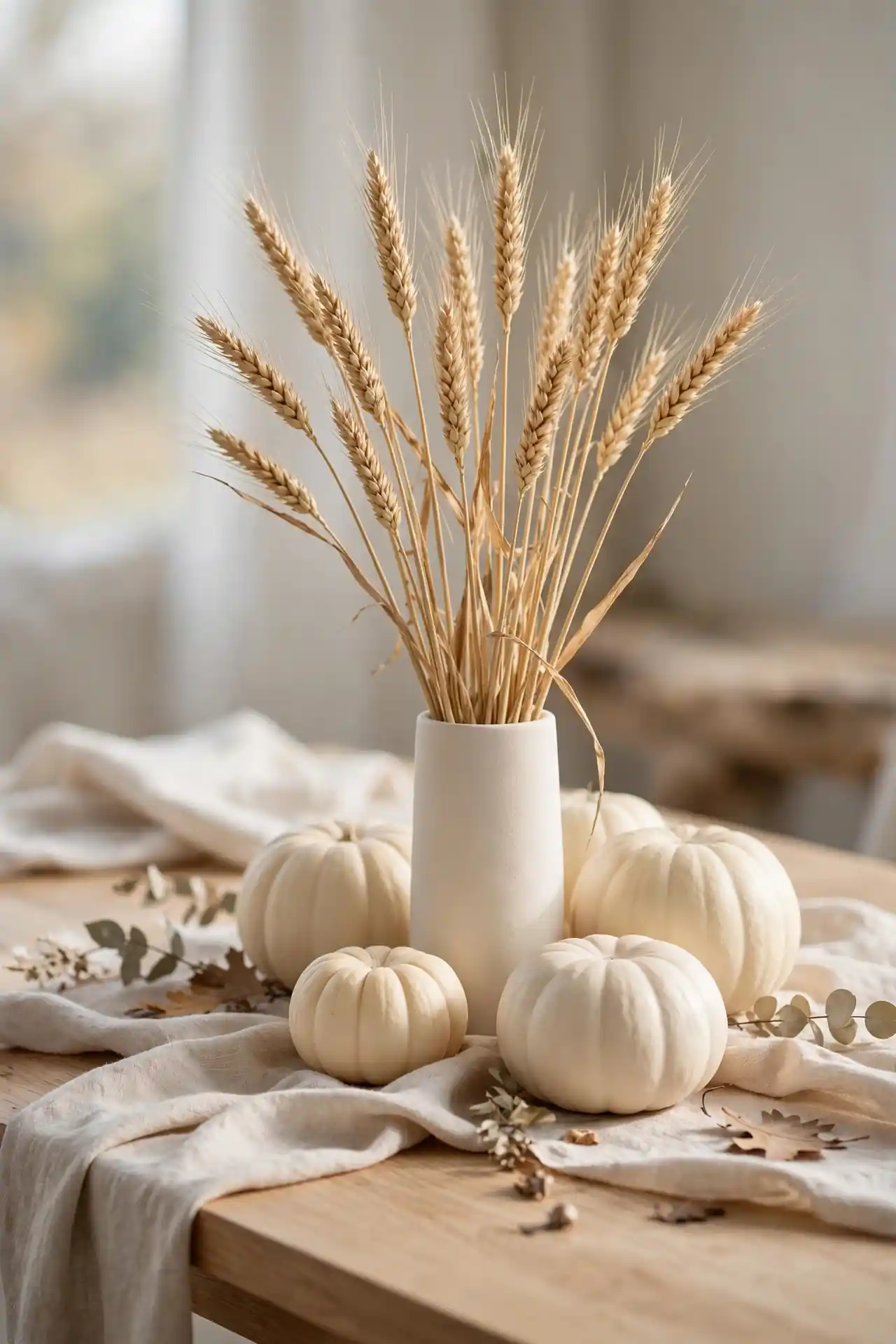 Neutral Wheat Centerpiece