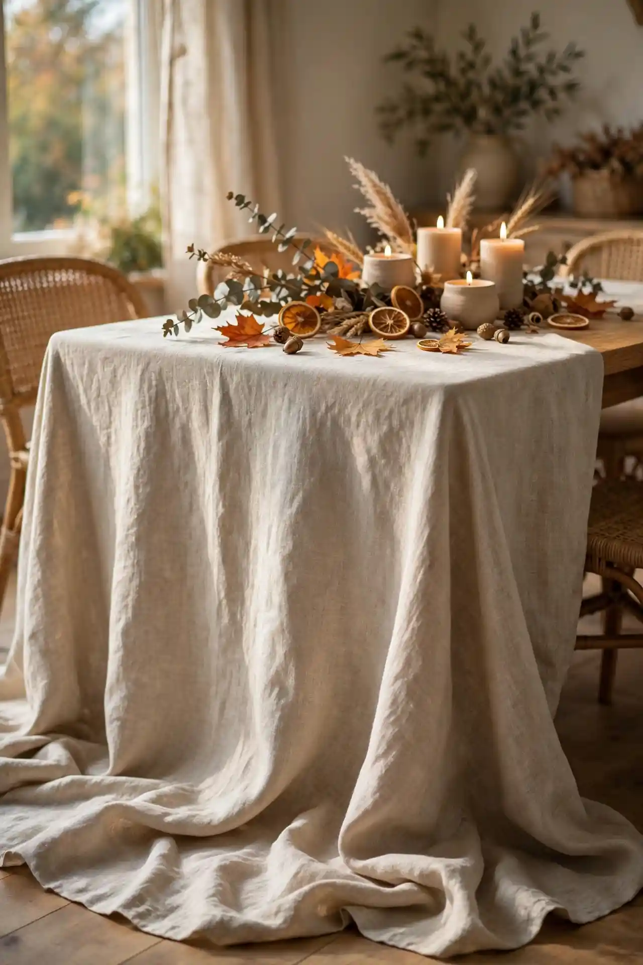 Warm Linen Drapes