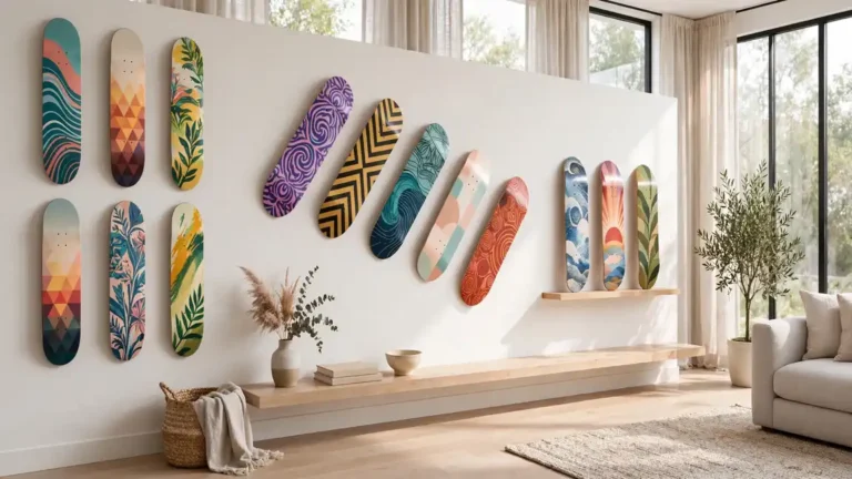 skateboard wall decor