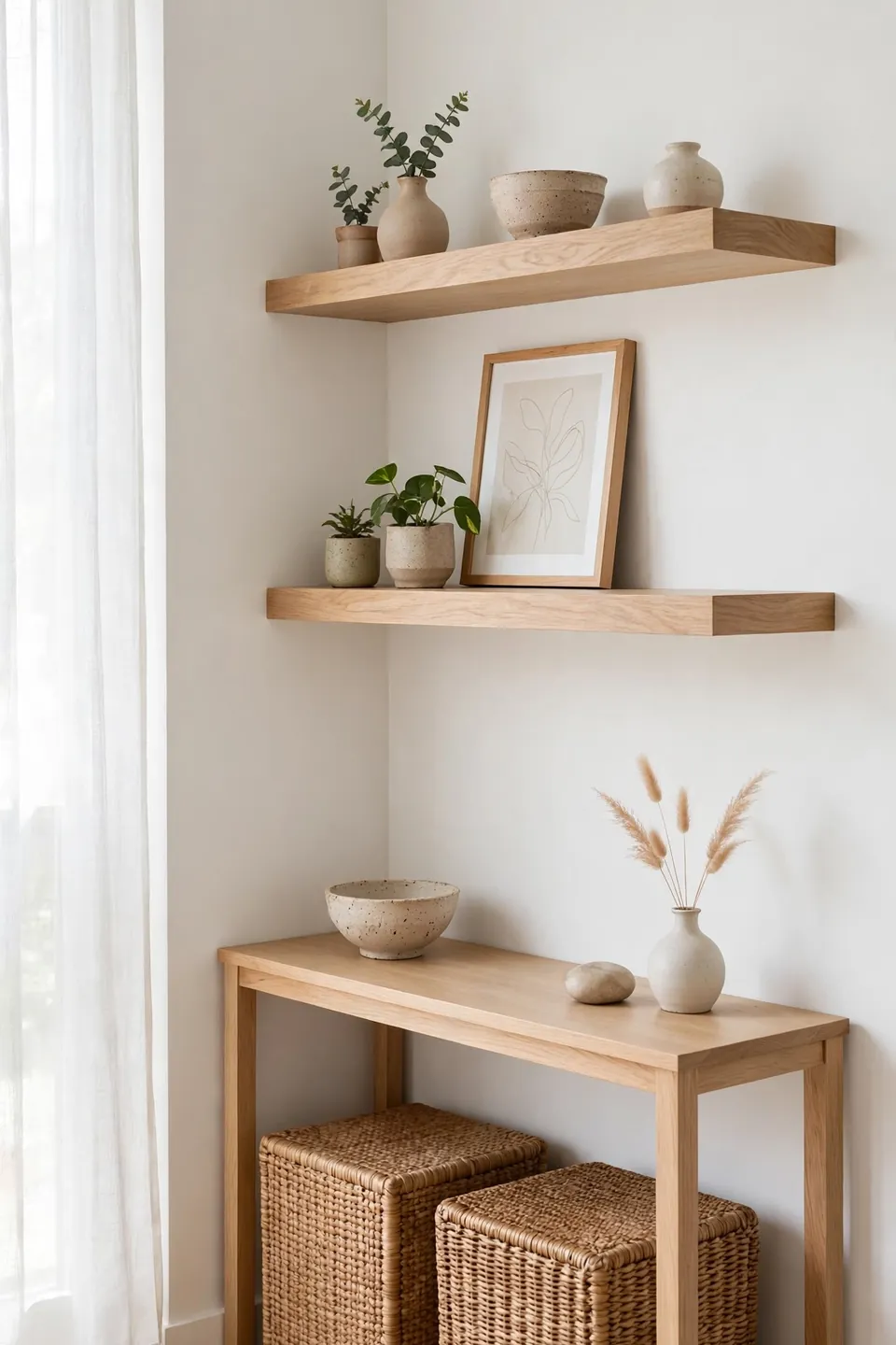 Floating Corner Shelf