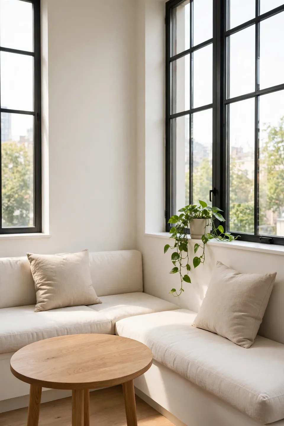 Window Corner Banquette