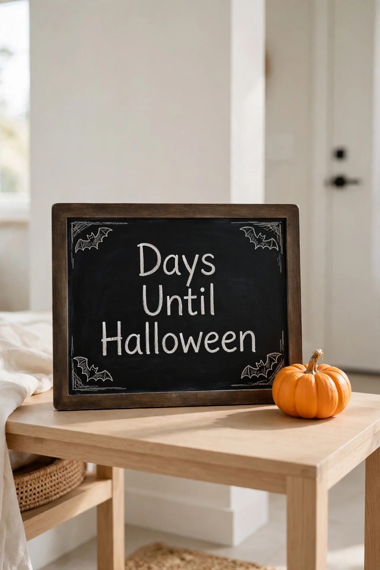 Chalkboard Countdown Sign