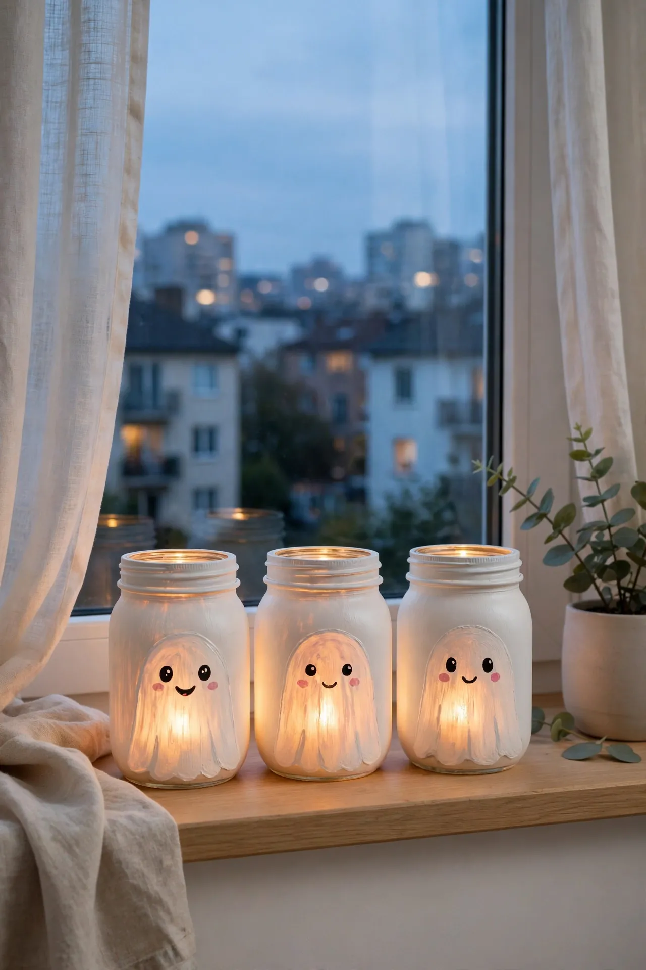 Glowing Mason Jars