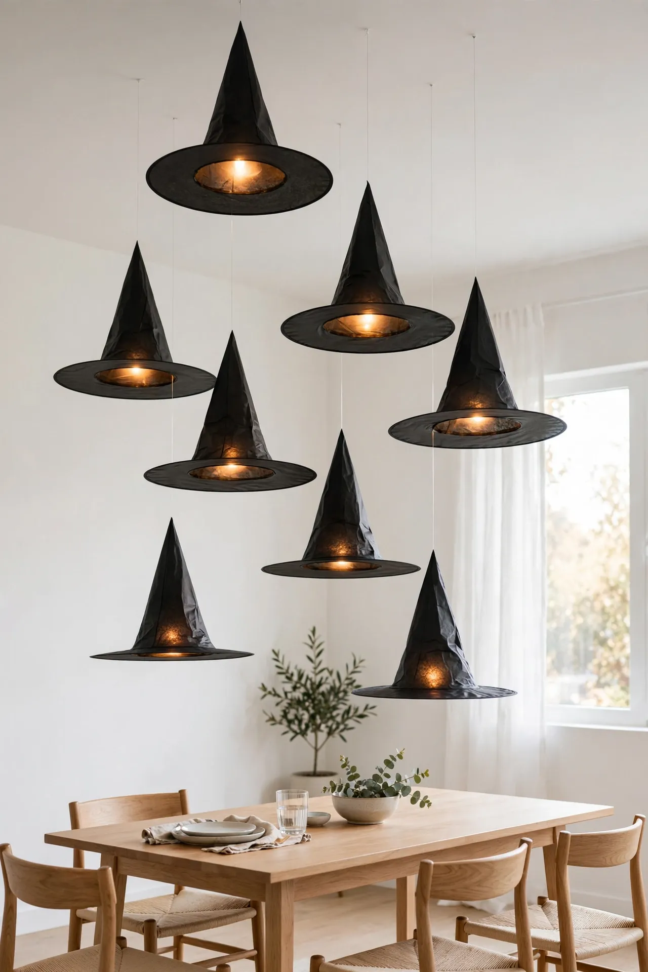 Hanging Witch Hats