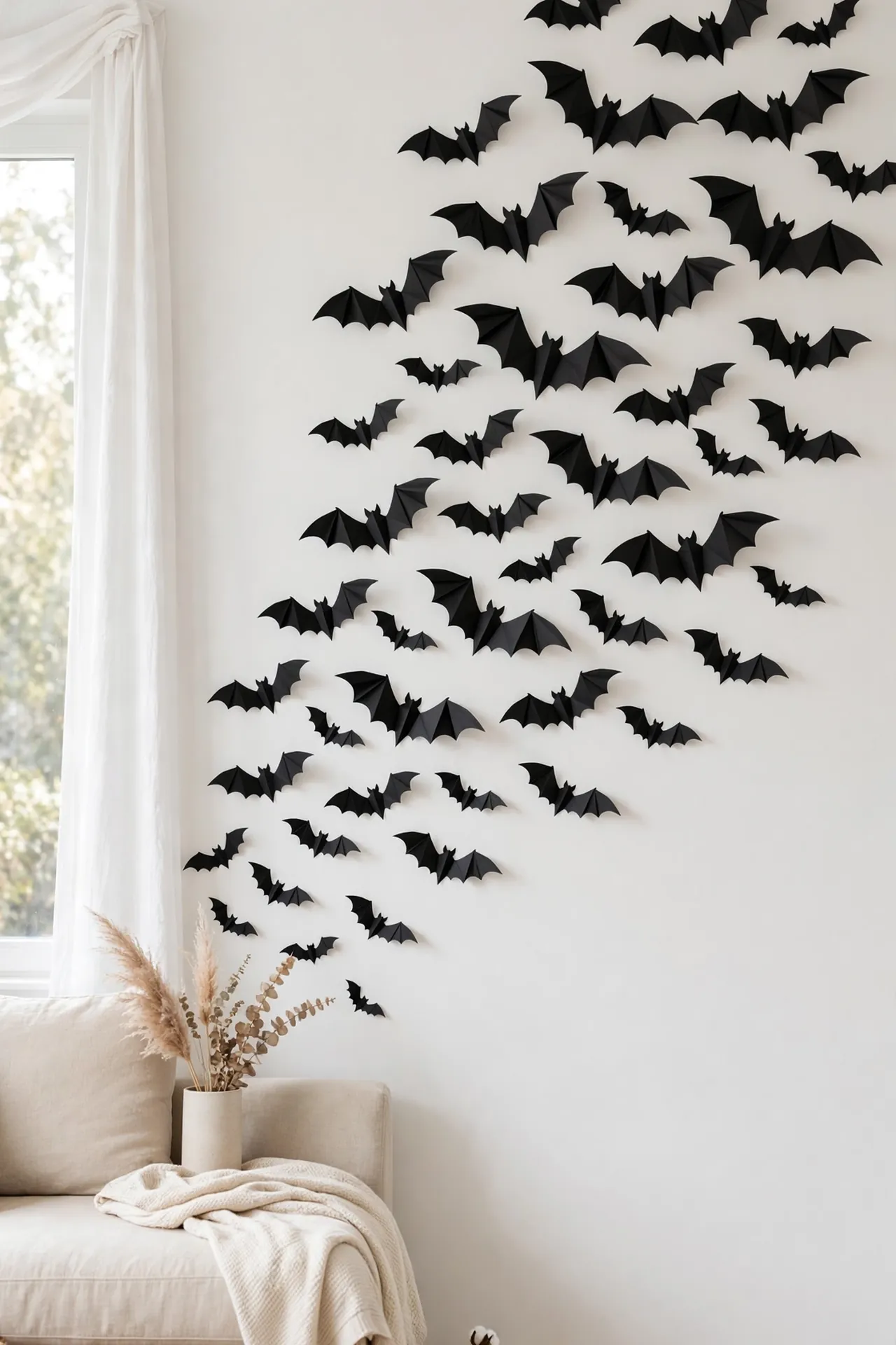 Paper Bat Swarm