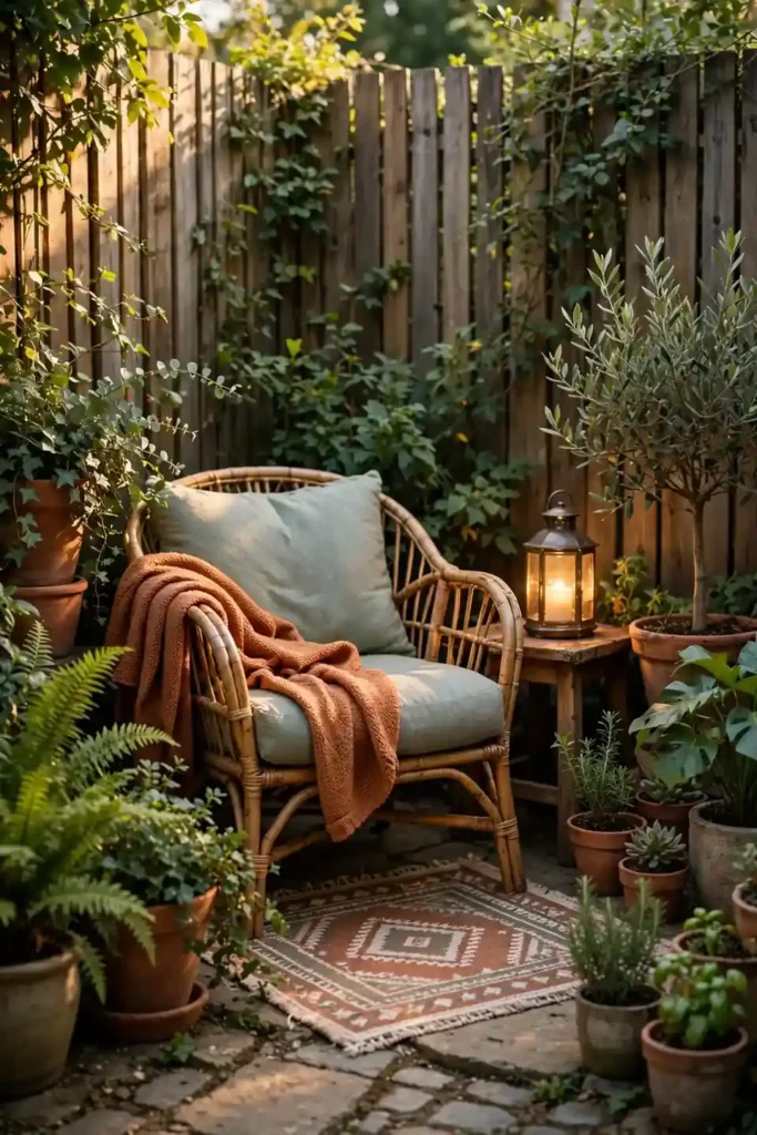 Cozy small backyard garden decor ideas