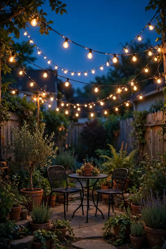 String Light Canopy