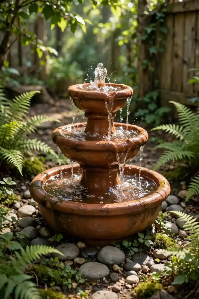 Terracotta Fountain Corner
