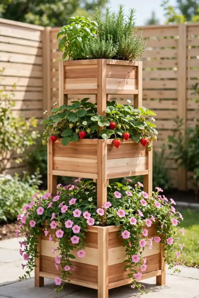 Tiered Planter Tower