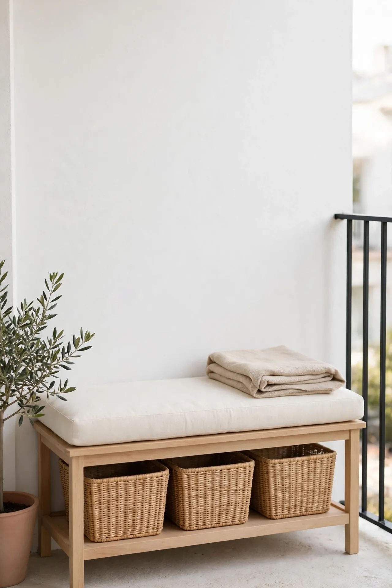 Compact Storage Bench