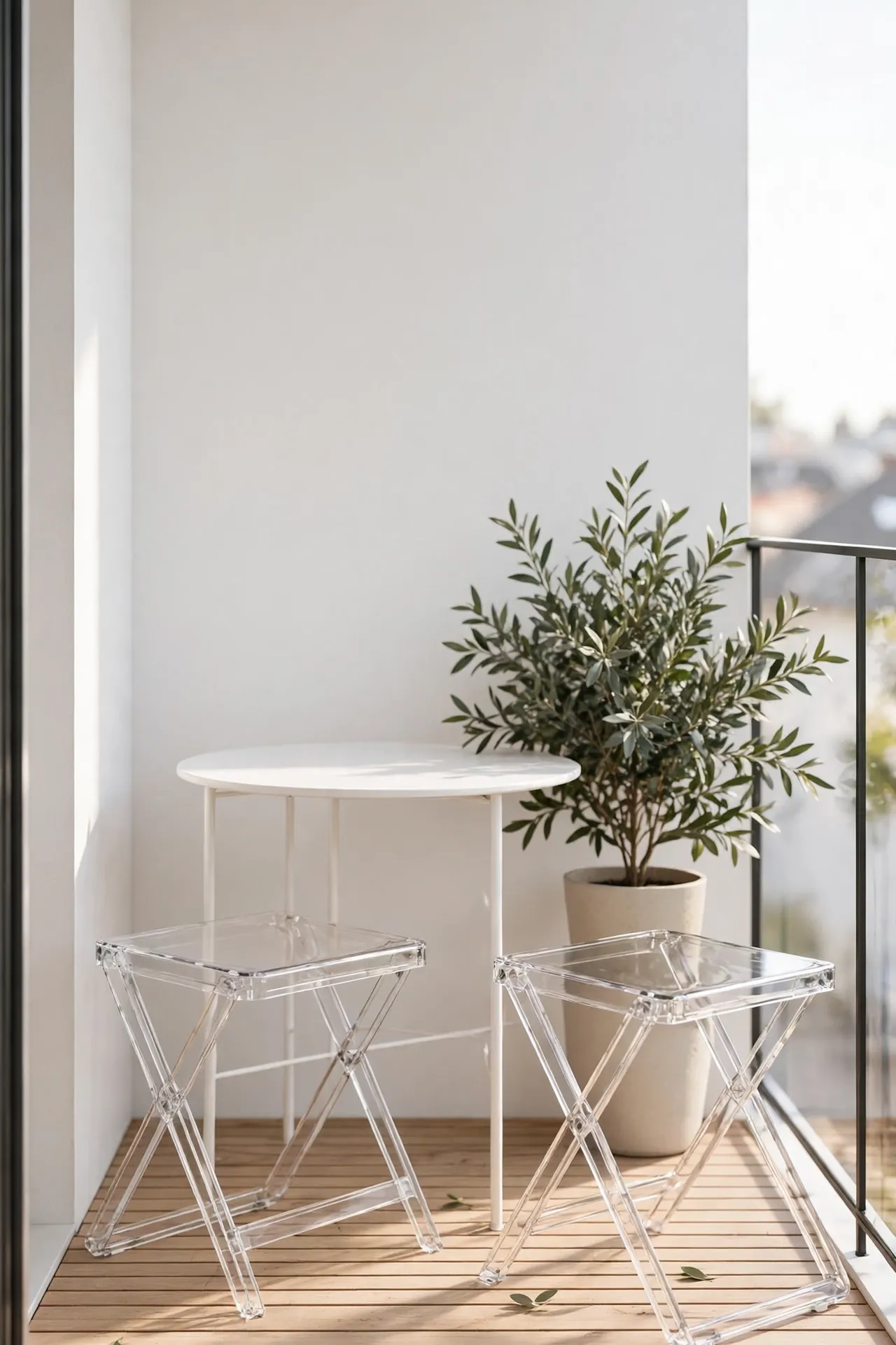 Foldable Acrylic Stools