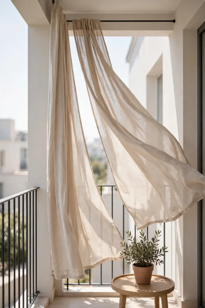 Flowing Linen Curtains
