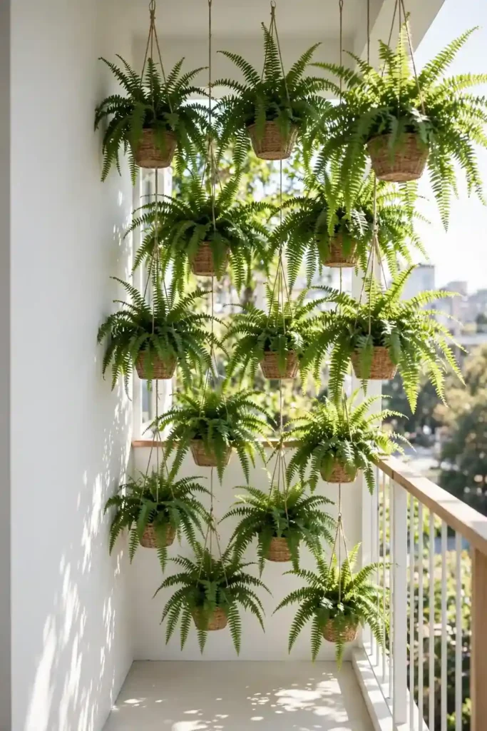 Hanging Fern Curtains