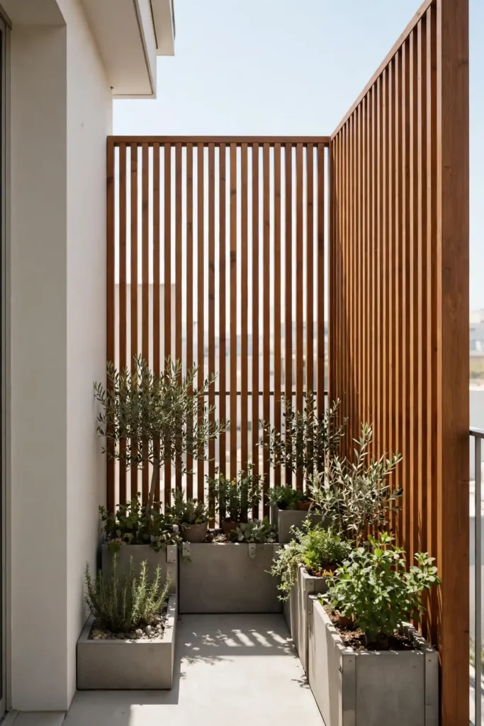 Slatted Wood Dividers