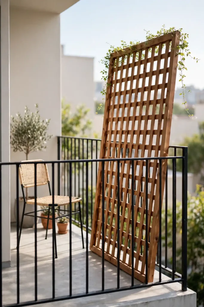 Wooden Lattice Walls